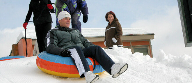 snowtubing