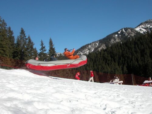 Snow Rafting