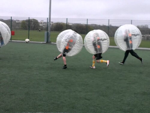 Zorbing futbal